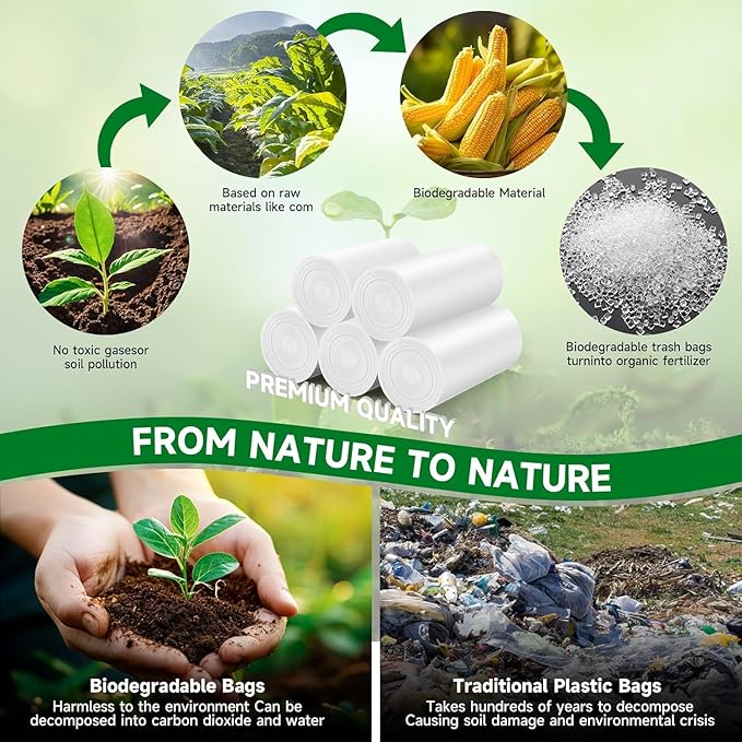 Small Compostable Trash Bags - Image 3