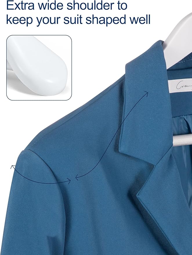 HOUSE DAY High-Grade Solid Wood Coat Hangers - Image 3