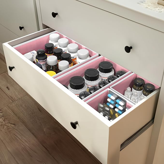 SIMPLE HOUSEWARE Foldable Drawer Organizer - Image 7