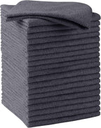 HOMEXCEL Grey Microfiber Cleaning Cloths, 20 Pack Cleaning Rags by HOMEXCEL