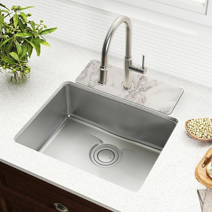 Kitchen Sink Splash Guard 2 PCS 14.7 Inch Sink Faucet Mat Splash Guard - Image 6