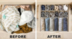 Simple Houseware Closet Underwear Organizer Drawer Divider Assorted 7 Pieces - Image 6