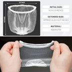 600 PCS Disposable Mesh Sink Strainer Bags Kitchen Sink Strainer Mesh Bags Anti - Image 2