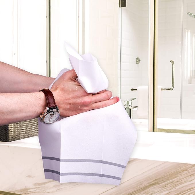 Paper Hand Towels for Bathroom, Linen-Feel Guest Towels, Formal Dinner - Image 3