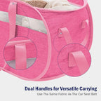 Collapsible Laundry Baskets, Foldable Tear Proof Pop Up Hamper - Image 6