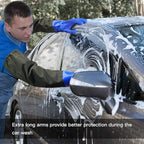 MUMUKE Long Waterproof Gloves, Long Chemical Gloves, Padded Cotton Lined/Acid & - Image 4