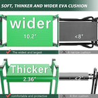 FLINTER 10.2" Wider Garden Kneeler and Seat, Heavy Duty Thick Gardening Bench for Kneeling and Seat - Garden Kneelers for Seniors, Gardening Stools for Women, Grandparents, Gardeners, Green - Image 3