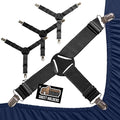 GORILLA GRIP Patent Pending Bed Sheet Holders, Adjustable Elastic Fasteners by GorillaGrip