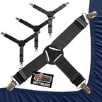 GORILLA GRIP Patent Pending Bed Sheet Holders, Adjustable Elastic Fasteners by GorillaGrip