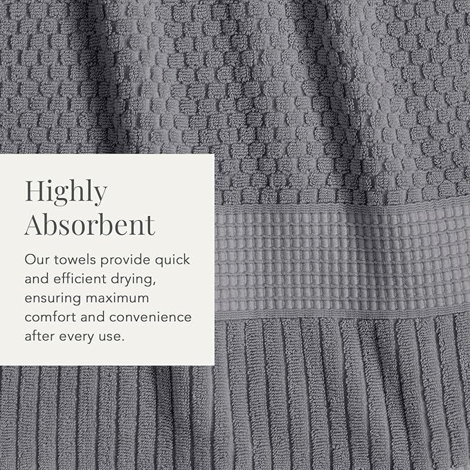 NY Loft 100% Cotton 2 Pack Bath Sheet Towel Set | Extra Large Oversize Bath - Image 6