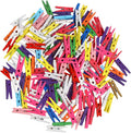 KIMOBER 1.18Inch Wooden Clothespins, Mini Mixed Colored Craft Wood Pins Pegs by KIMOBER