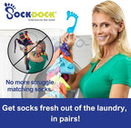 Sock Laundry Solution for Washing Drying & Storing Socks in Pairs, Clip & Hold - Image 2