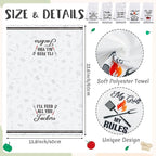 R HORSE 5Pcs BBQ Grilling Dish Towel Funny Barbecue Cooking Absorbent Kitchen - Image 2