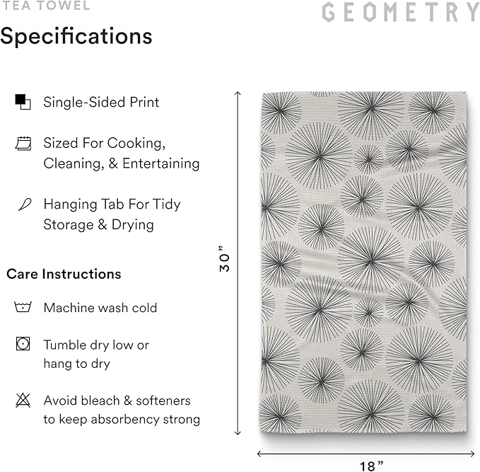 GEOMETRY Kitchen Tea Towels - Image 6