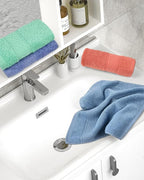 Cleanbear Face-Cloth Washcloths Set, 100% Cotton, High Absorbent, Size13 - Image 7