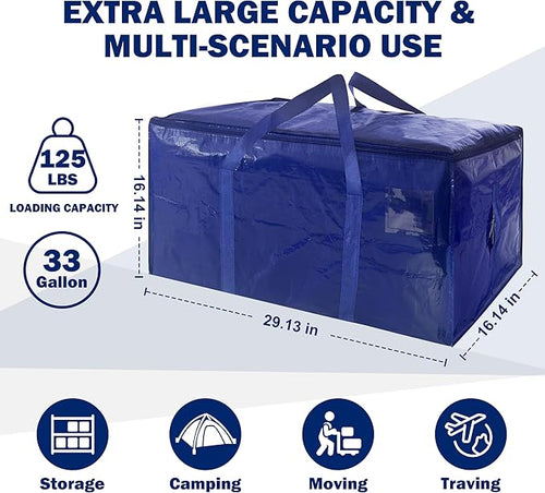 12 Pack Extra Heavy Duty Large Moving Bags - Image 2