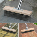 Heavy Duty Wire Broom with Telescopic Handle, Stiff Metal Bristle Brush - Image 6