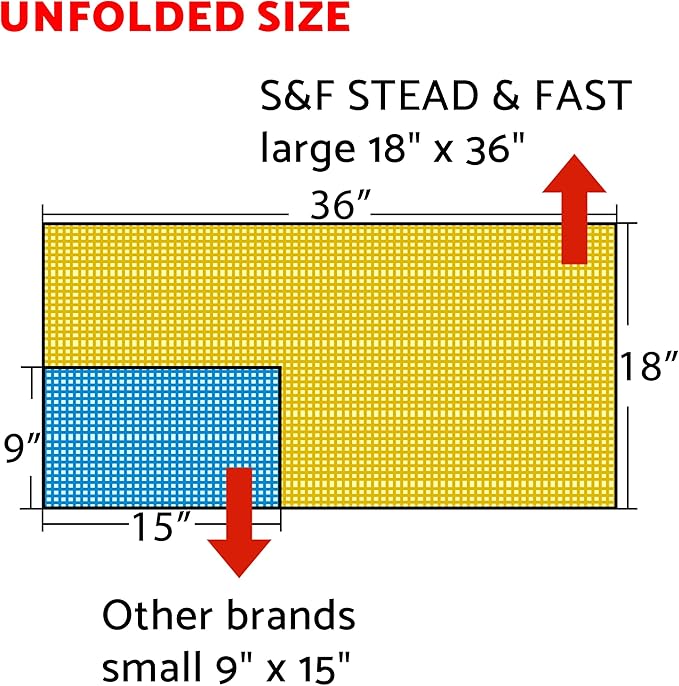 S&F STEAD & FAST Tack Cloth Automotive Painting, 30-pc Tack Cloths - Image 3