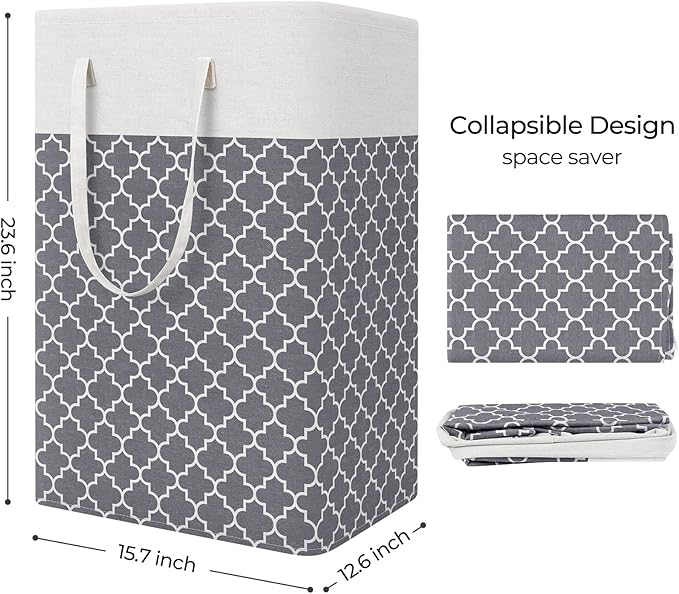 StorageRight Laundry Basket Hamper Large Collapsible Laundry Hamper - Image 2