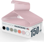 Neaties Plastic Hangers 150 Pack – Made in The USA – 6lb Capacity Standard by NeatiesHangers