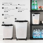 IRIS USA 25 Lbs / 32.5 Qt WeatherPro Airtight Pet Food Storage Container - Image 9