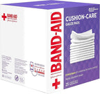 BAND-AID Brand Absorbent Cushion Care Sterile Square Gauze Pads - Image 7