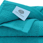 White Classic Luxury Cotton Washcloths 13x13 Inch - Image 5