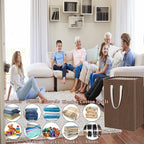 Waterproof Laundry Hamper 75L Collapsible Laundry Basket Extended Cotton Handle - Image 5