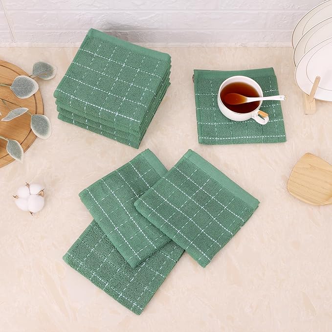 Mordimy 100% Cotton Terry Cloth Kitchen Towels, Super Soft and Absorbent Dish - Image 8