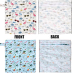 2pcs Travel Waterproof Laundry Bag, Cloth Diaper Wet Dry Bags - Image 4