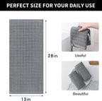 Homaxy 100% Cotton Terry Kitchen Towels, Checkered Designed, Soft and Super - Image 5