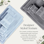 NY Loft 100% Cotton 2 Pack Bath Sheet Towel Set | Extra Large Oversize Bath - Image 3