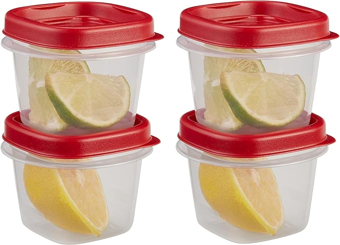 Food Storage Containers, Half Cup Food Storage Containers, 9 Peice Set - Image 2