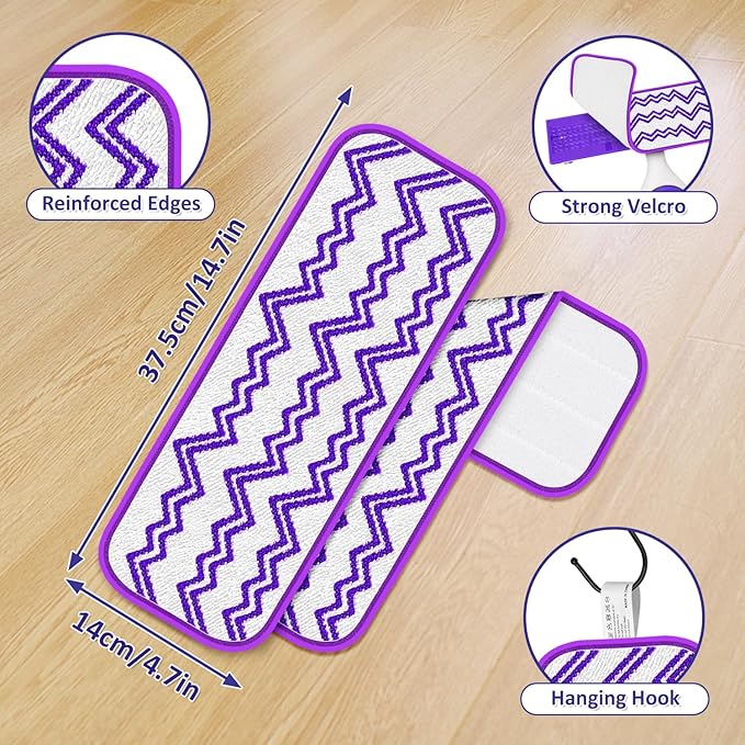 Reusable Mop Refills Pads for Swiffer PowerMop - Image 3