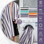 8 Piece Bathroom Towel Set |2 Oversized Bath Towels, 2 Hand Towels, 4 - Image 3