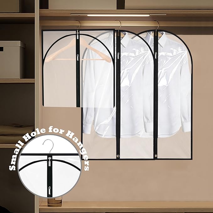 Garment Bags for Hanging Clothes, Dress Bags for Gowns Long, 2 Pack - Image 5