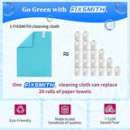 FIXSMITH Shop Towels-400 Pack, 12 x 16 in Microfiber Cleaning Cloth, Highly - Image 6