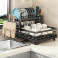 Dish Drying Rack 2-Tier Auto Draining Dish Drying Rack by Unknown