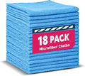 Microfiber Cleaning Cloths-18 Pack, Cleaning Rags, Microfiber Towels by TEAWOO