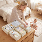 GRANNY SAYS Drawer Organizer Clothes, 12 Pack Dresser Organizer Bins - Image 7