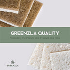 Greenzla Kitchen Sponges, Plant-Based Dish Sponges, Non-Scratch Sisal Hemp - Image 7