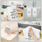 GROBRO7 Cute Cat Hand Towel - Image 7
