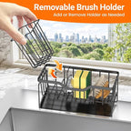 StorageRight Kitchen Sink Caddy Organizer, Rustproof Sponge Holder - Image 6
