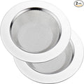 LASSHSWA 2 PCS Kitchen Sink Strainer Stainless Steel, Kitchen Sink Drain by LASSHSWA