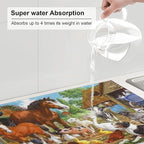Animal Farm Dish Drying Mats for Kitchen Counter, Absorbent Reversible - Image 5