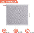 BOOMIBOO 6-Pack Kitchen Dish Cloths, 100% Cotton Waffle Weave, Ultra Soft - Image 2