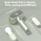 Fabric Shaver, Rechargeable Double-Head Lint Remover, Electric Lint Shaver and - Image 2