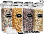 PRAKI Cereal Containers Storage Set, Measuring Cup & Marker by PRAKI