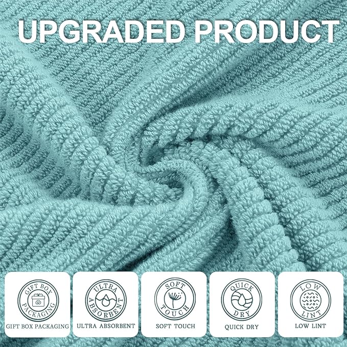 Luxury Bath Towels, Lightweight Bath Towels, Shower Towel - Image 2