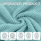 VOOVA & MOVAS Bathroom Towels Set, 100% Cotton | Quick Dry | Soft | Thick - Image 2